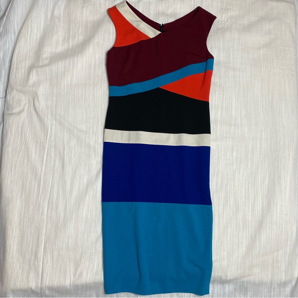 [Tracy Reese] Colorblock Sleeveless Dress